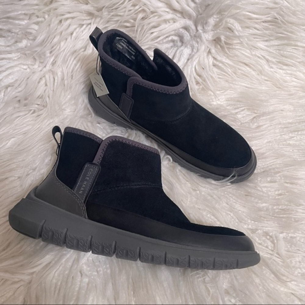 Cole Haan Generation Zerogrand water resistant bootie ladies boots black 8